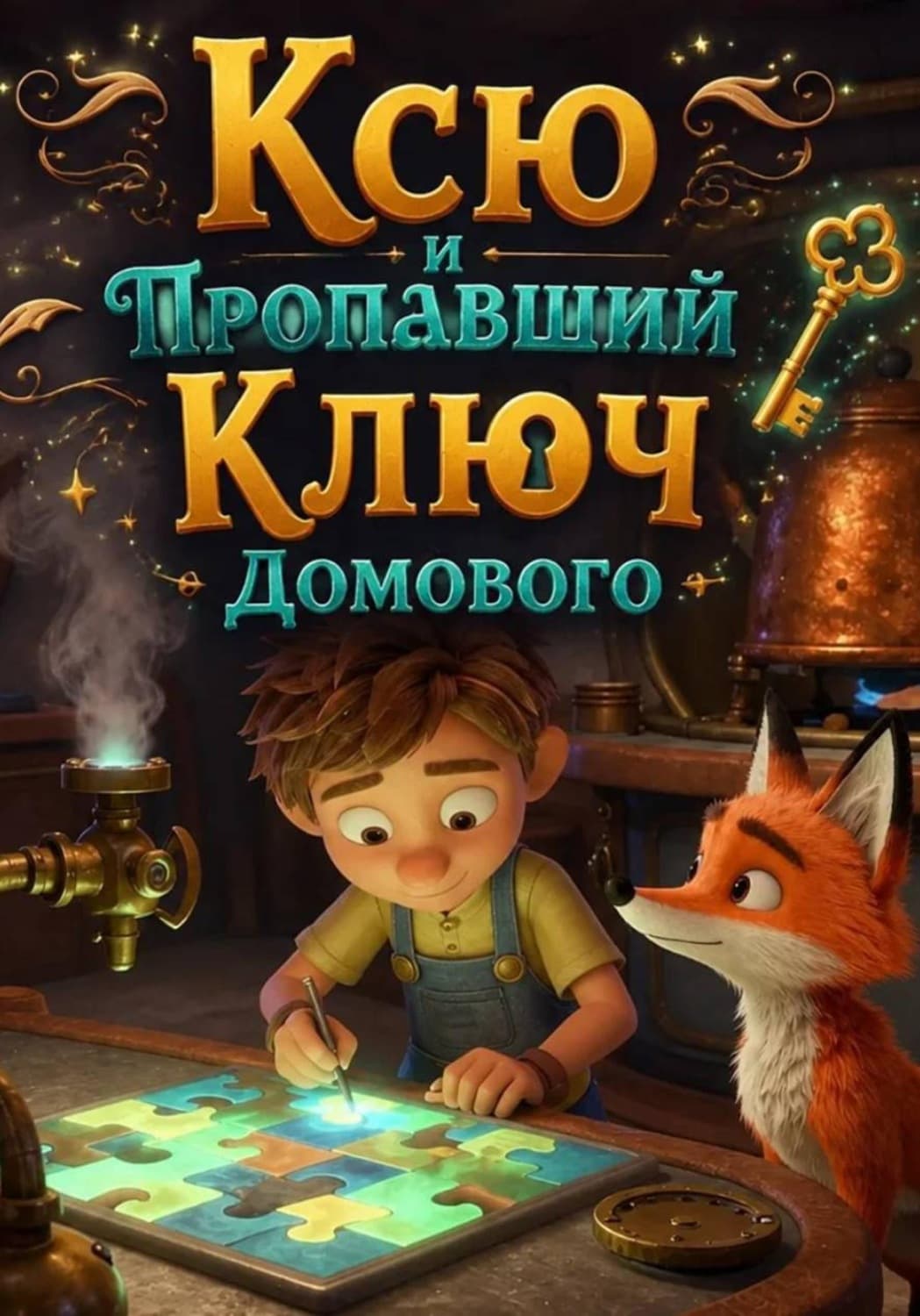 Обложка книги «Ксю и пропавший ключ домового» — Светлана Шестернёва