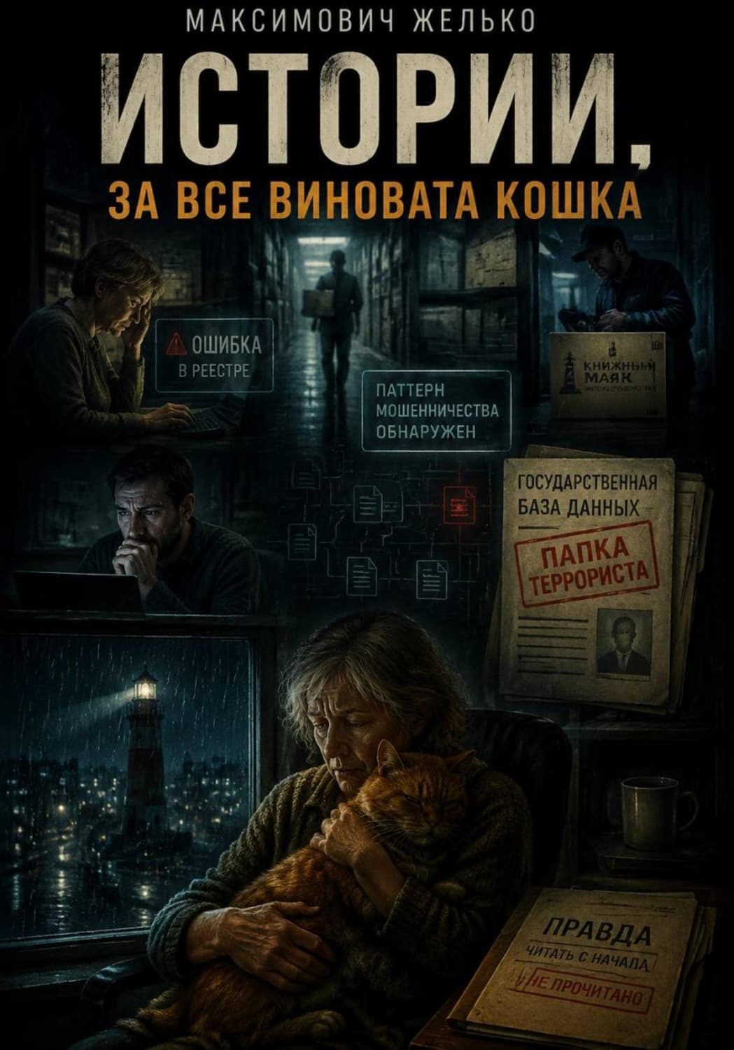 Обложка книги «Истории, За все виновата кошка» — Желько