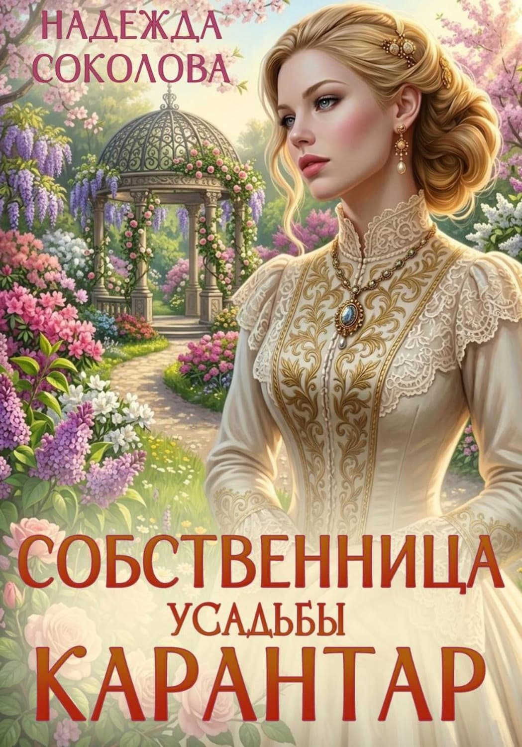 Обложка книги «Собственница усадьбы Карантар» — Нина Соколова