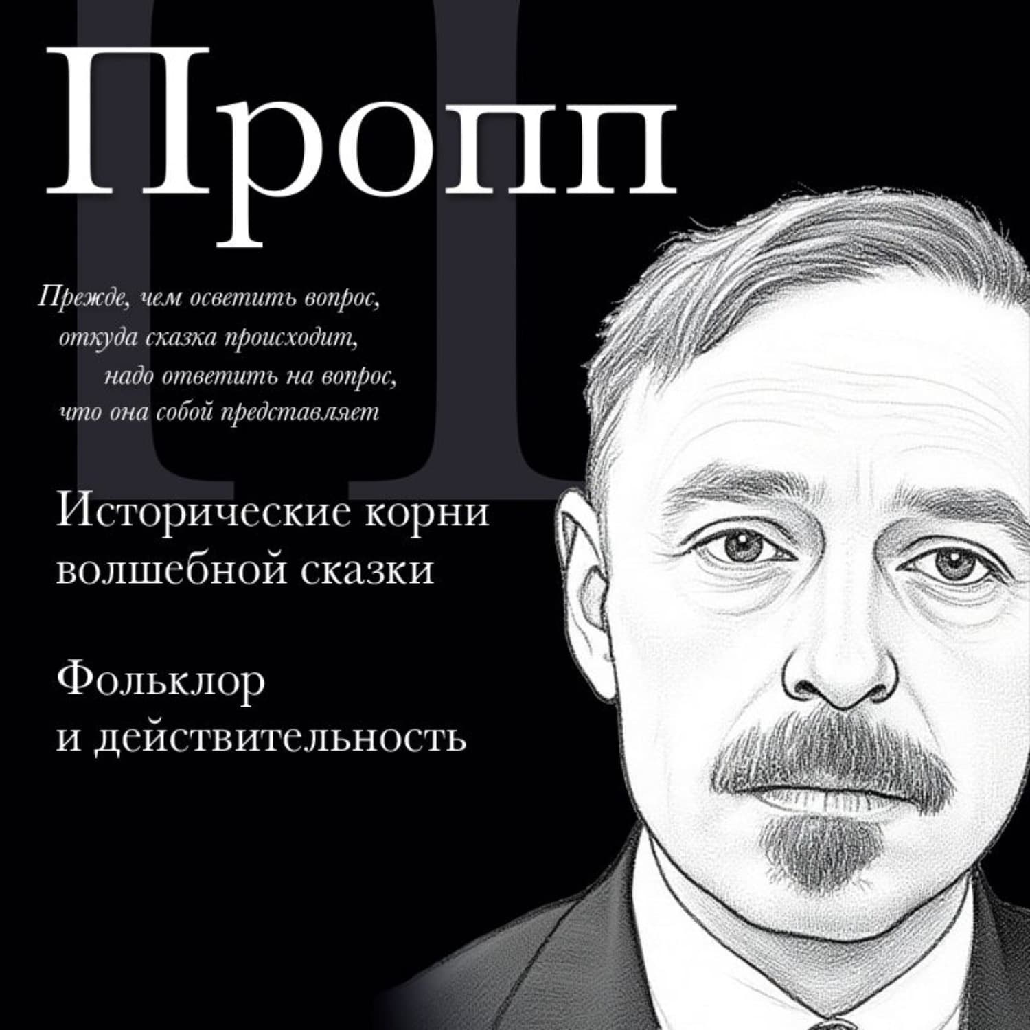 Обложка книги «Владимир Пропп. Исторические корни волшебной сказки. Фольклор и действительность» — Владимир Пропп