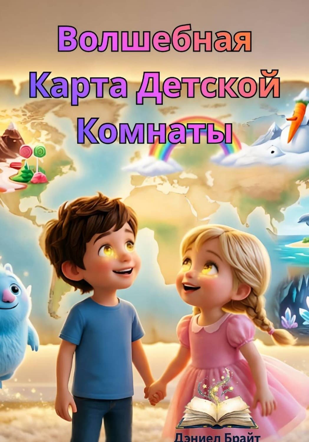Обложка книги «Волшебная карта детской комнаты» — Джон Брайт