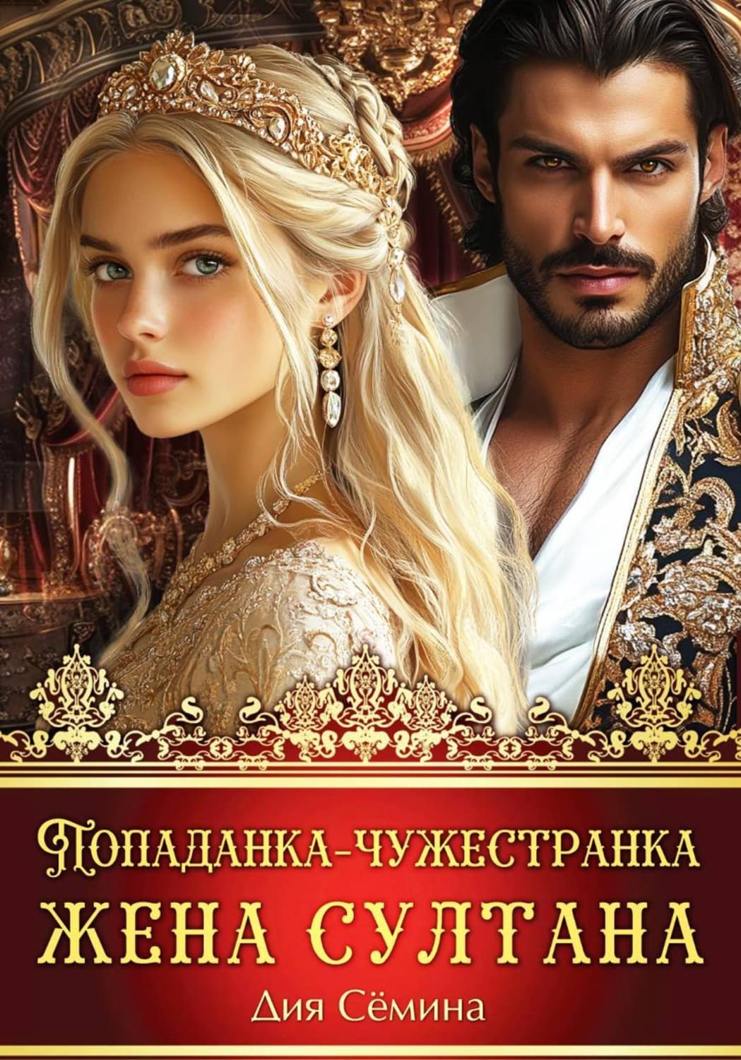 Обложка книги «Попаданка-чужестранка. Жена султана» — Дия Сёмина