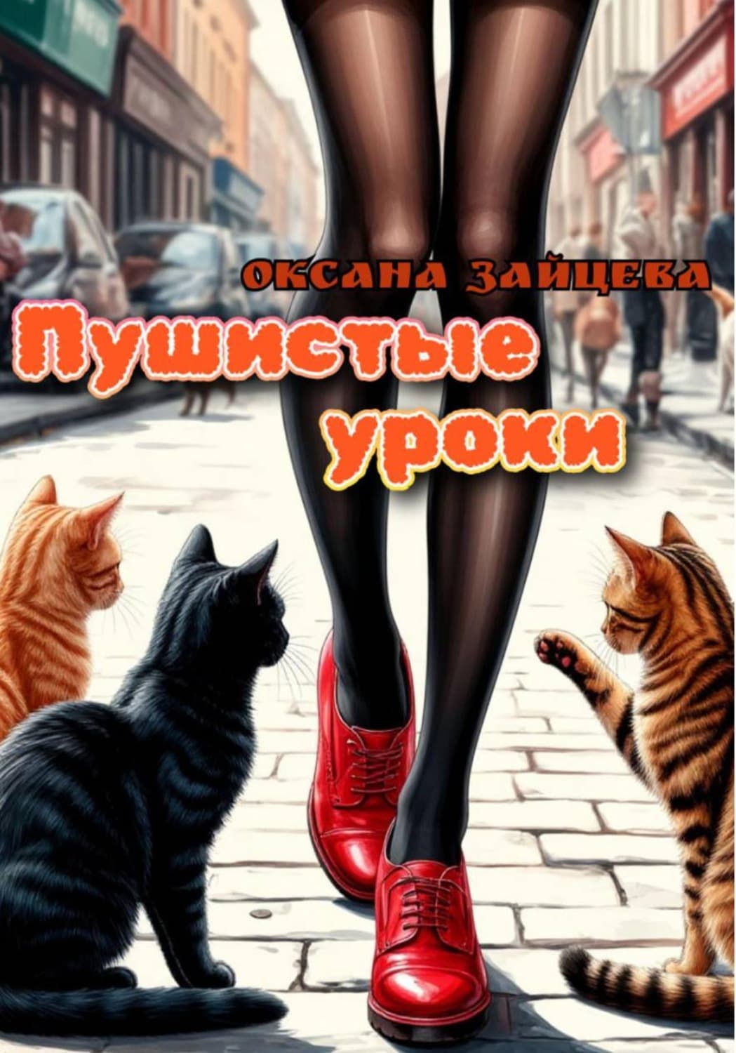 Обложка книги «Пушистые уроки» — О. Н. Зайцева