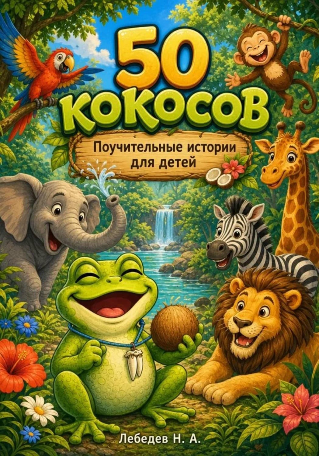 Обложка книги «50 кокосов» — Николай Лебедев