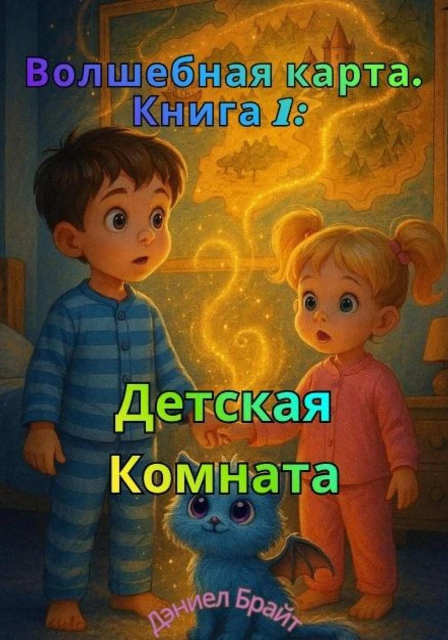 Обложка книги «Волшебная карта. Книга 1: Детская комната» — Джон Брайт
