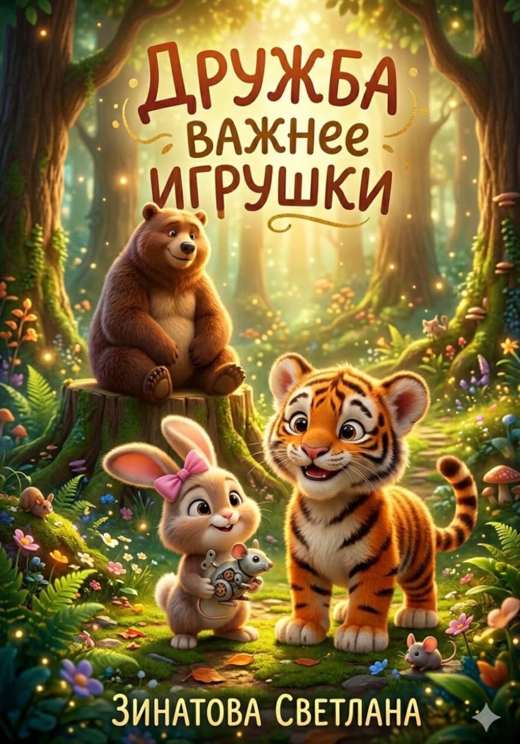 Обложка книги «Дружба важнее игрушки» — светлана зинатова