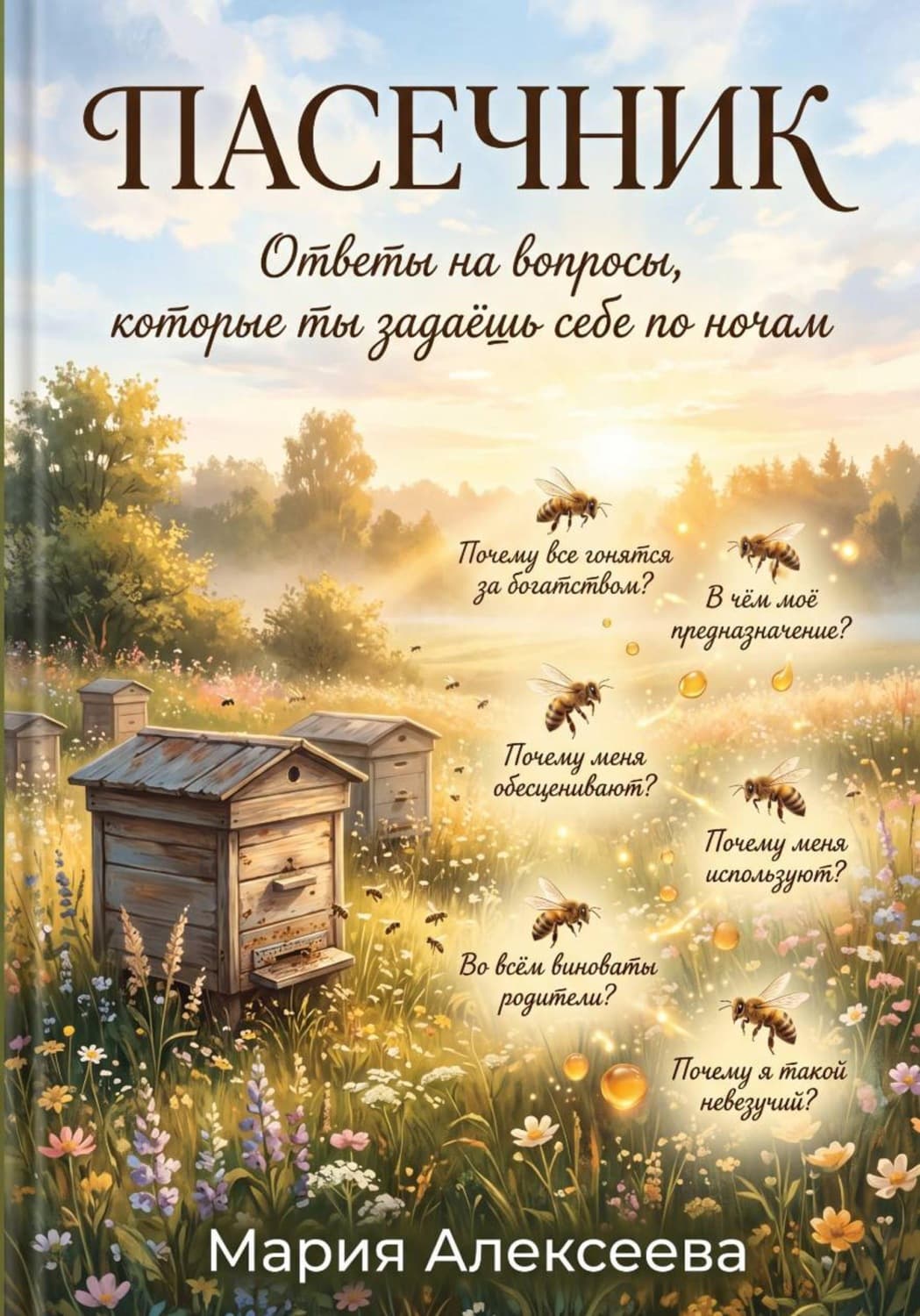 Обложка книги «Пасечник. Ответы на вопросы, которые ты задаёшь себе по ночам» — Магда Алексеева