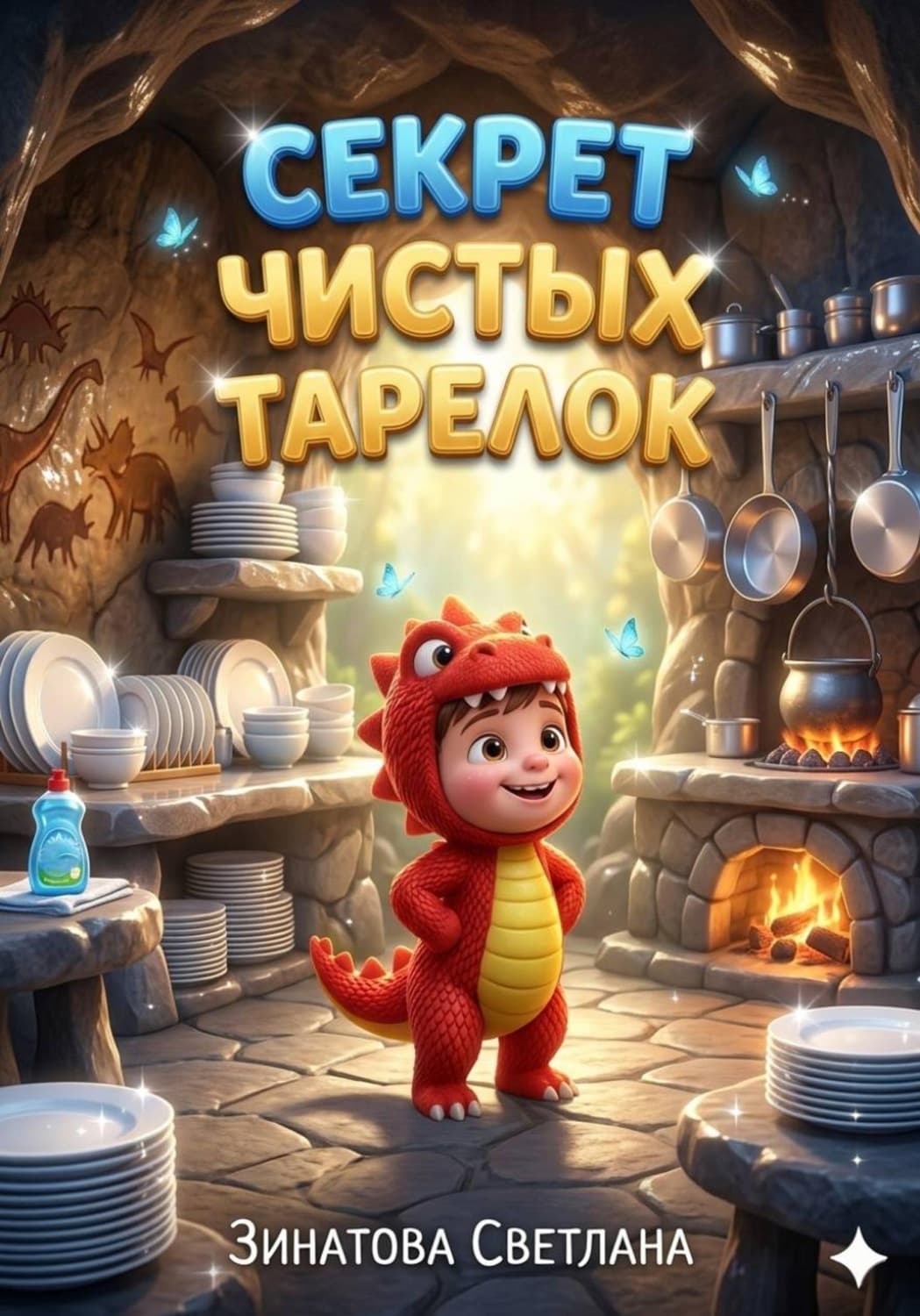 Обложка книги «Секрет чистых тарелок» — светлана зинатова