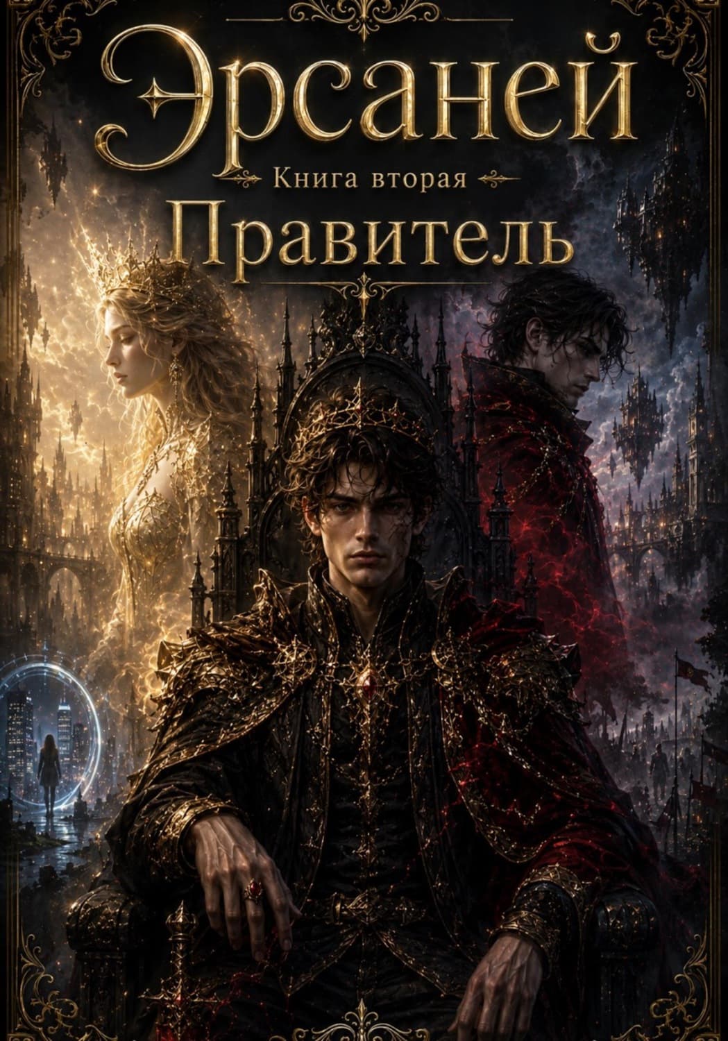 Обложка книги «Эрсаней. Книга вторая. Правитель» — Клам Аделина