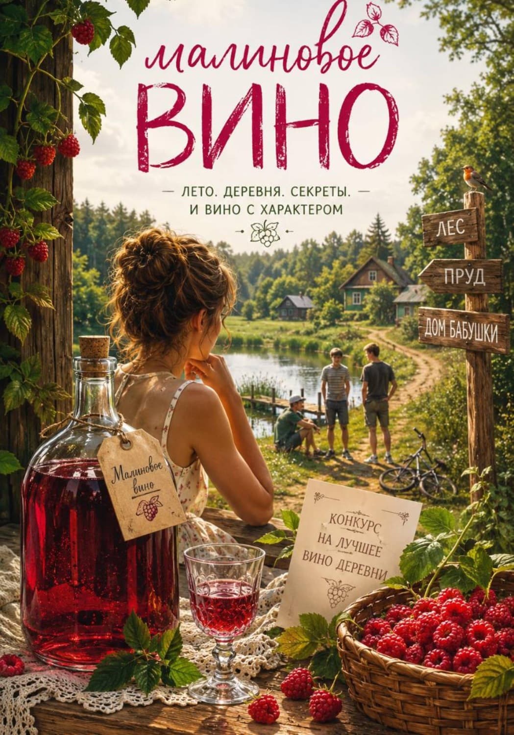 Обложка книги «Малиновое вино» — Алена Солодилова (Преображенская)