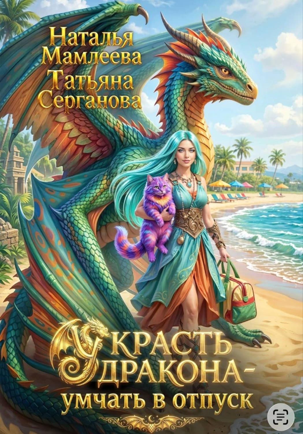 Обложка книги «Украсть дракона - умчать в отпуск» — Наталья Мамлеева