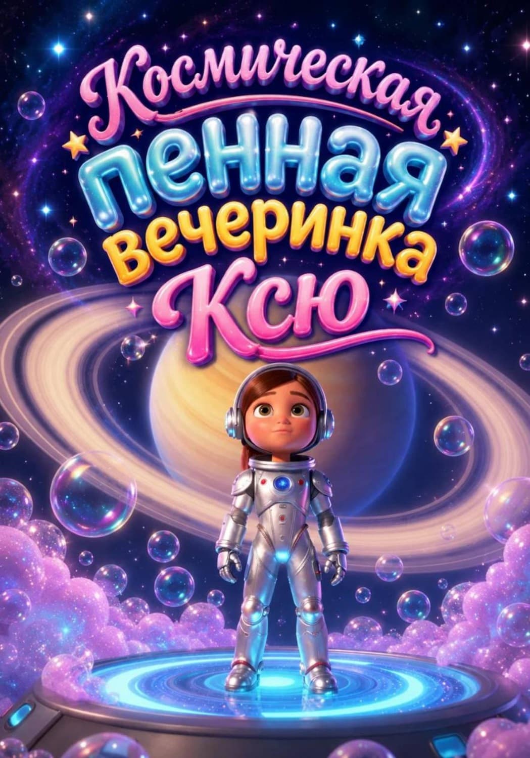 Обложка книги «Космическая пенная вечеринка Ксю» — Светлана Шестернёва