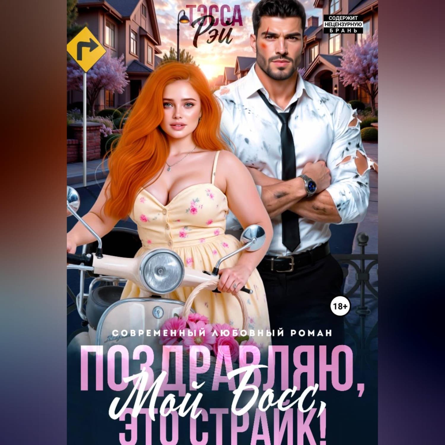 Обложка книги «Поздравляю, мой босс! Это страйк!» — Теона Рэй