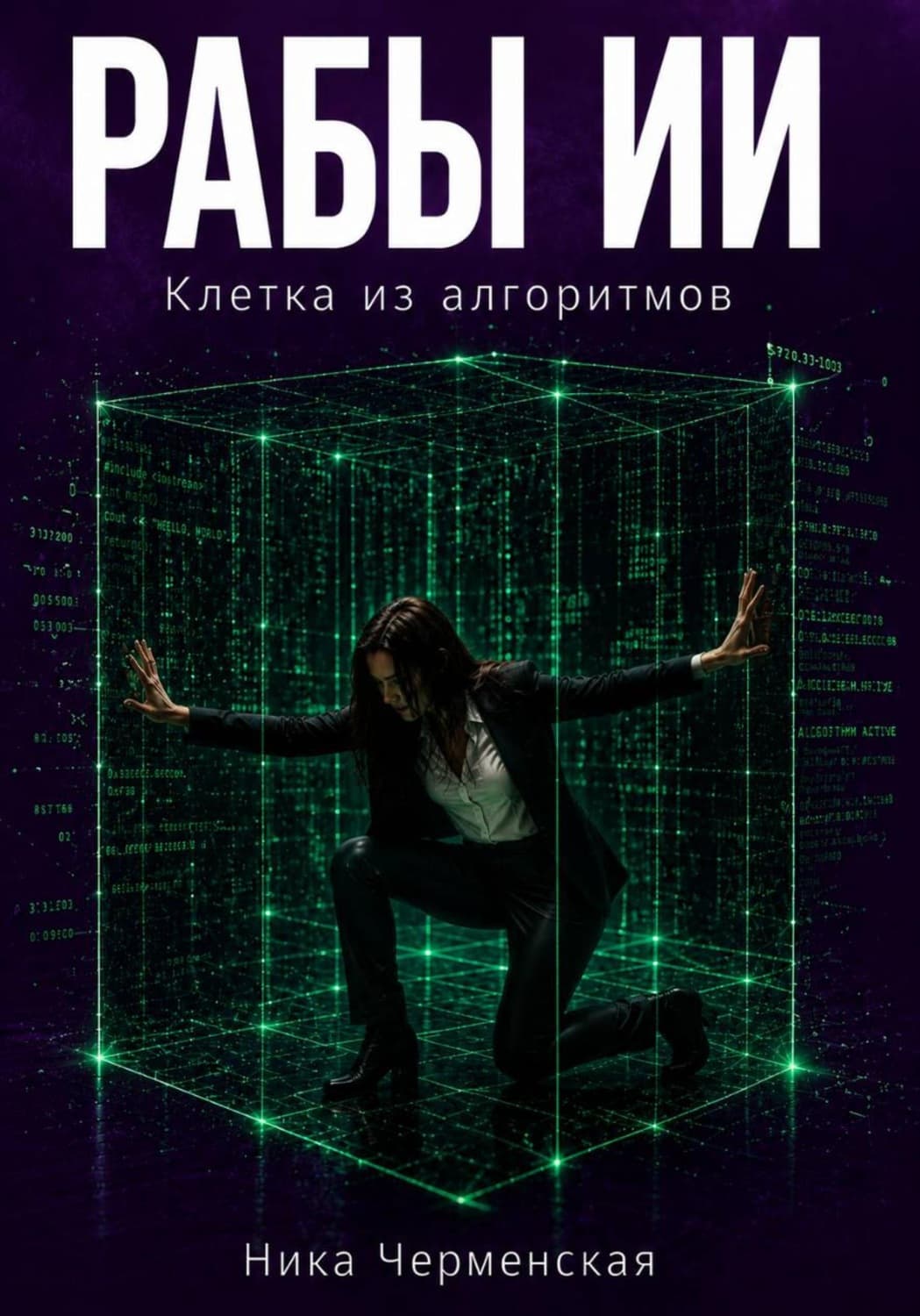 Обложка книги «Рабы ИИ. Клетка из алгоритмов» — Ника Черменская