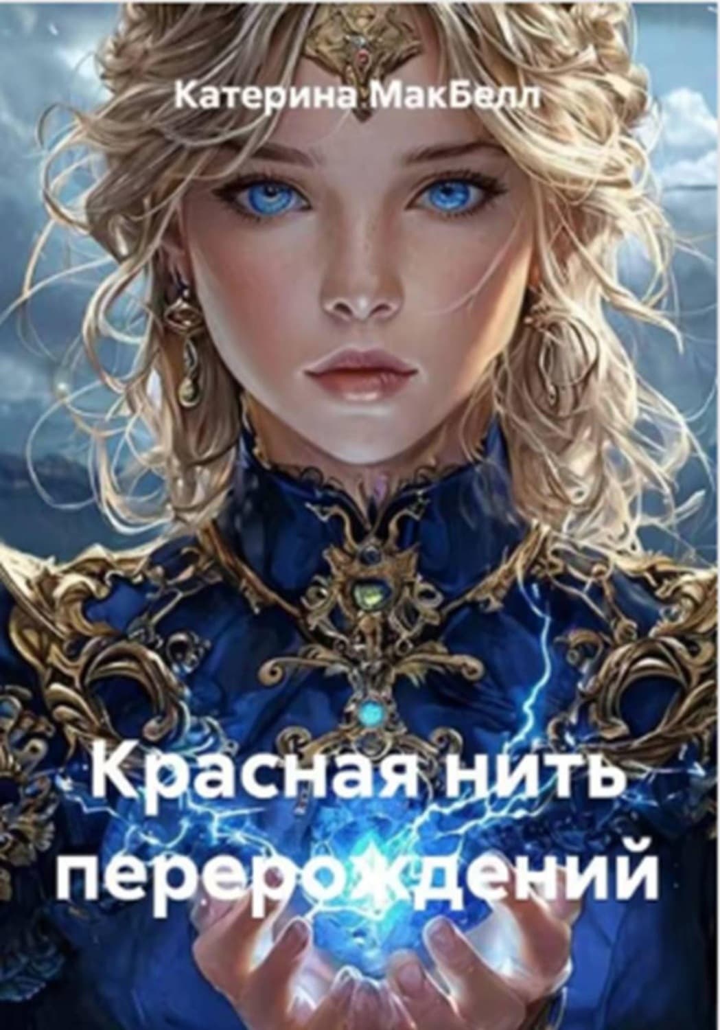 Обложка книги «Красная нить перерождений» — Молния Катерина