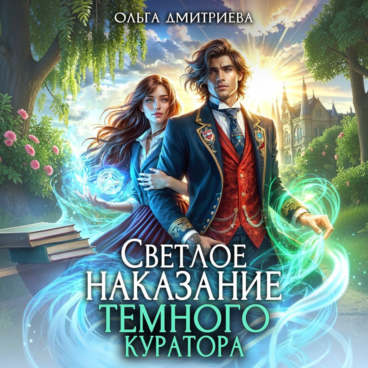 Обложка книги «Светлое наказание темного куратора» — О. В. Дмитриева