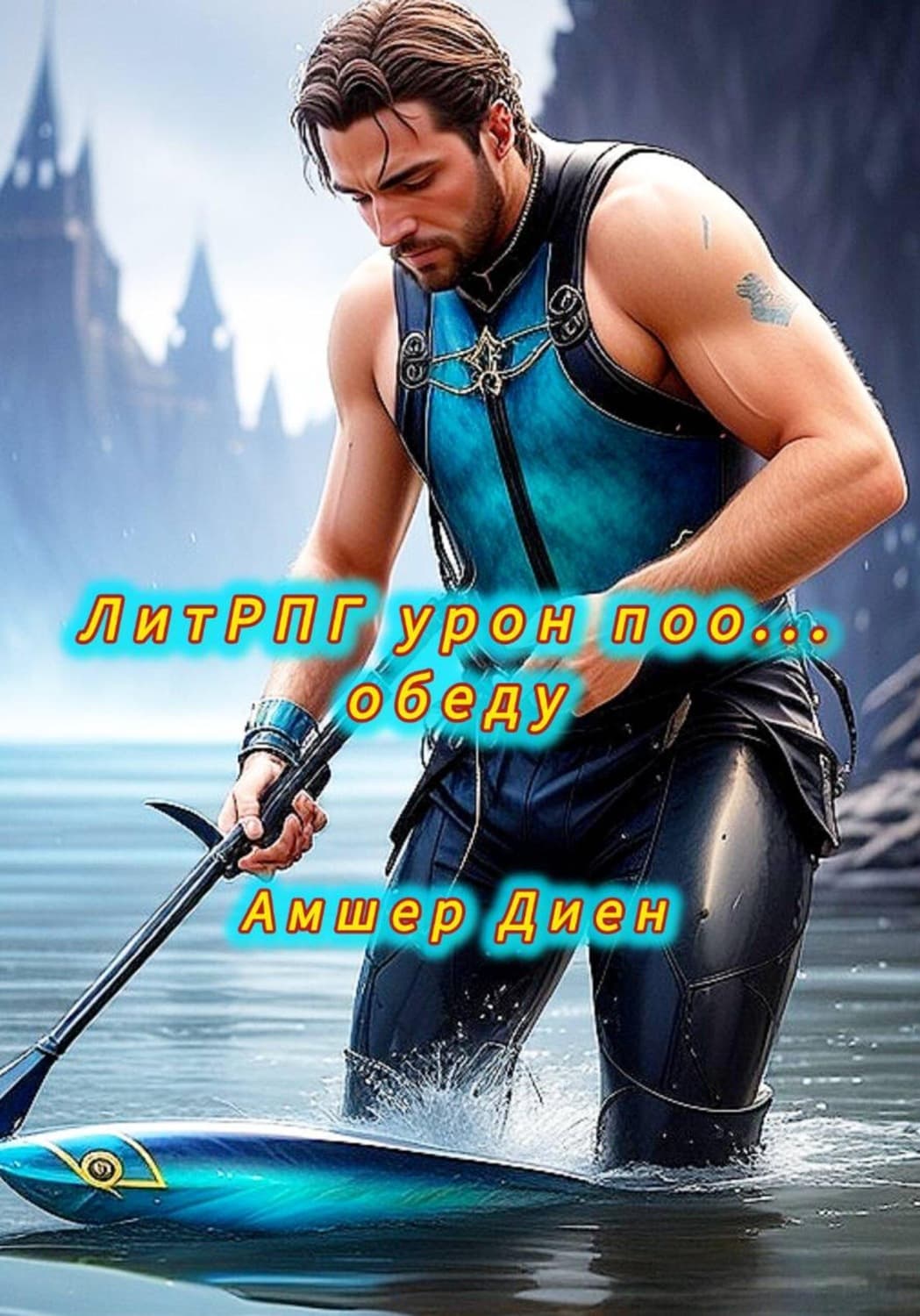 Обложка книги «ЛитРПГ урон поо... обеду» — Амшер Диен