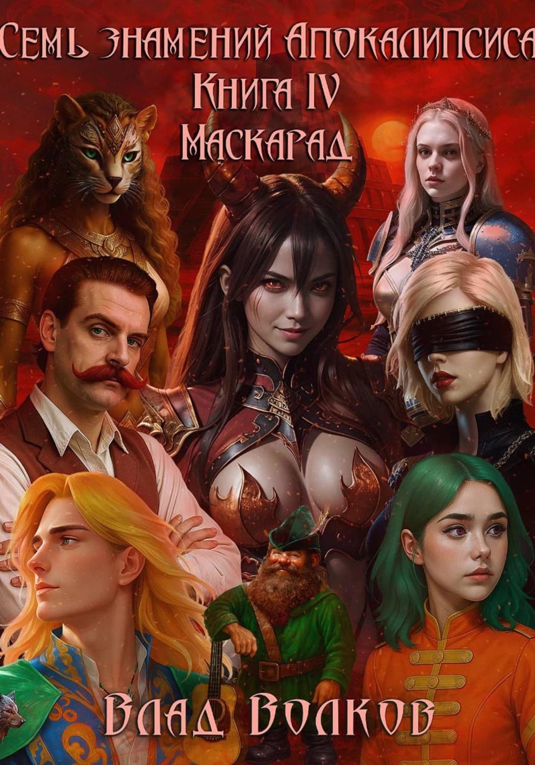 Обложка книги «Маскарад» — В. А. Волков