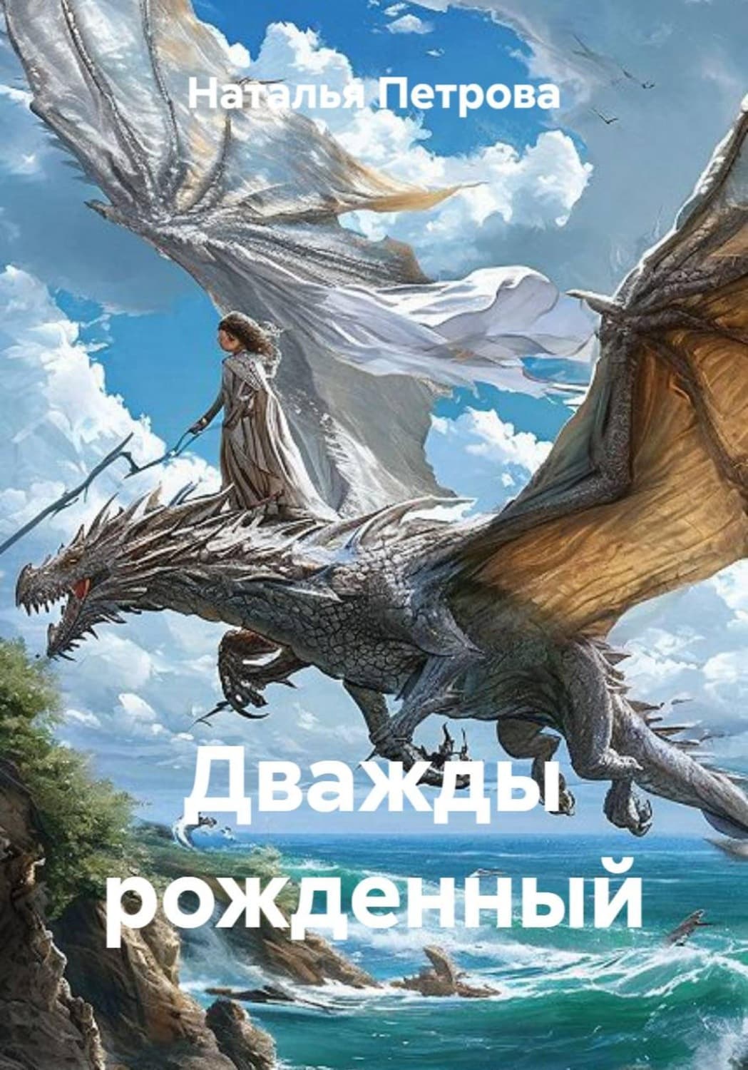 Обложка книги «Дважды рожденный» — Н. А. Петрова