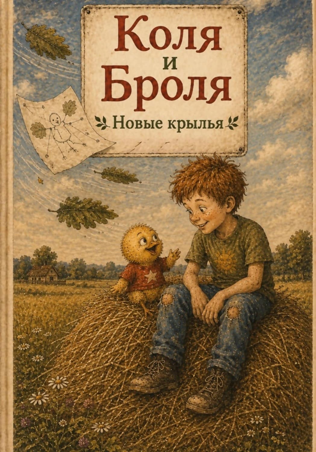 Обложка книги «Коля и Броля. Новые крылья» — Александра