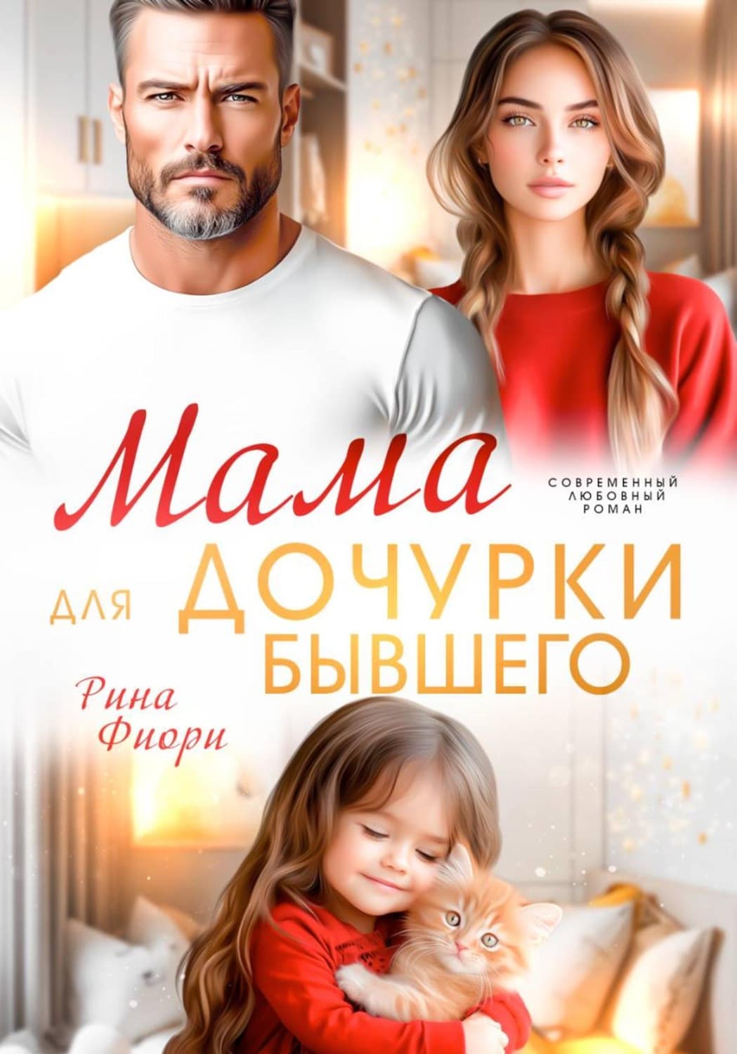 Обложка книги «Мама для дочурки бывшего» — Рина Фиори
