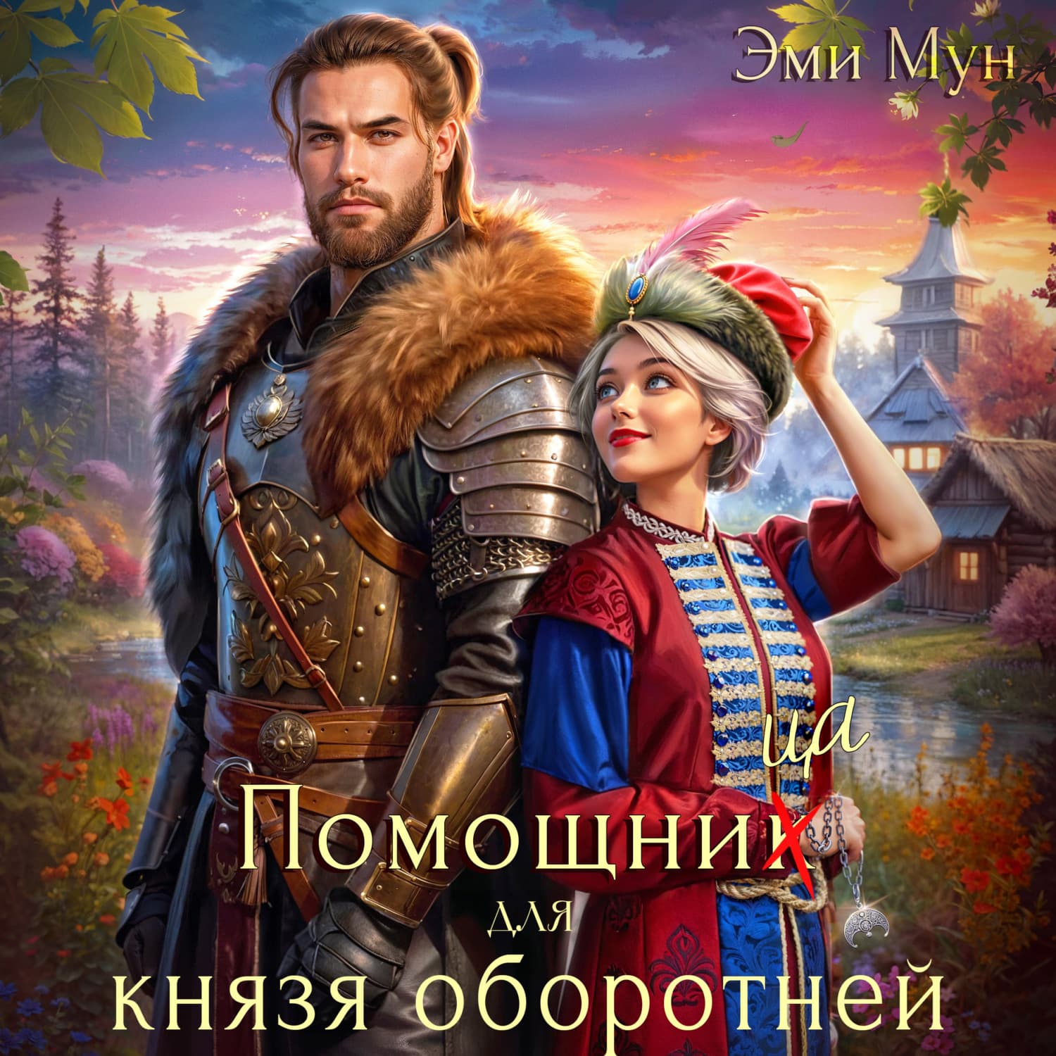 Обложка книги «Помощница для князя оборотней» — Эдерра Мун