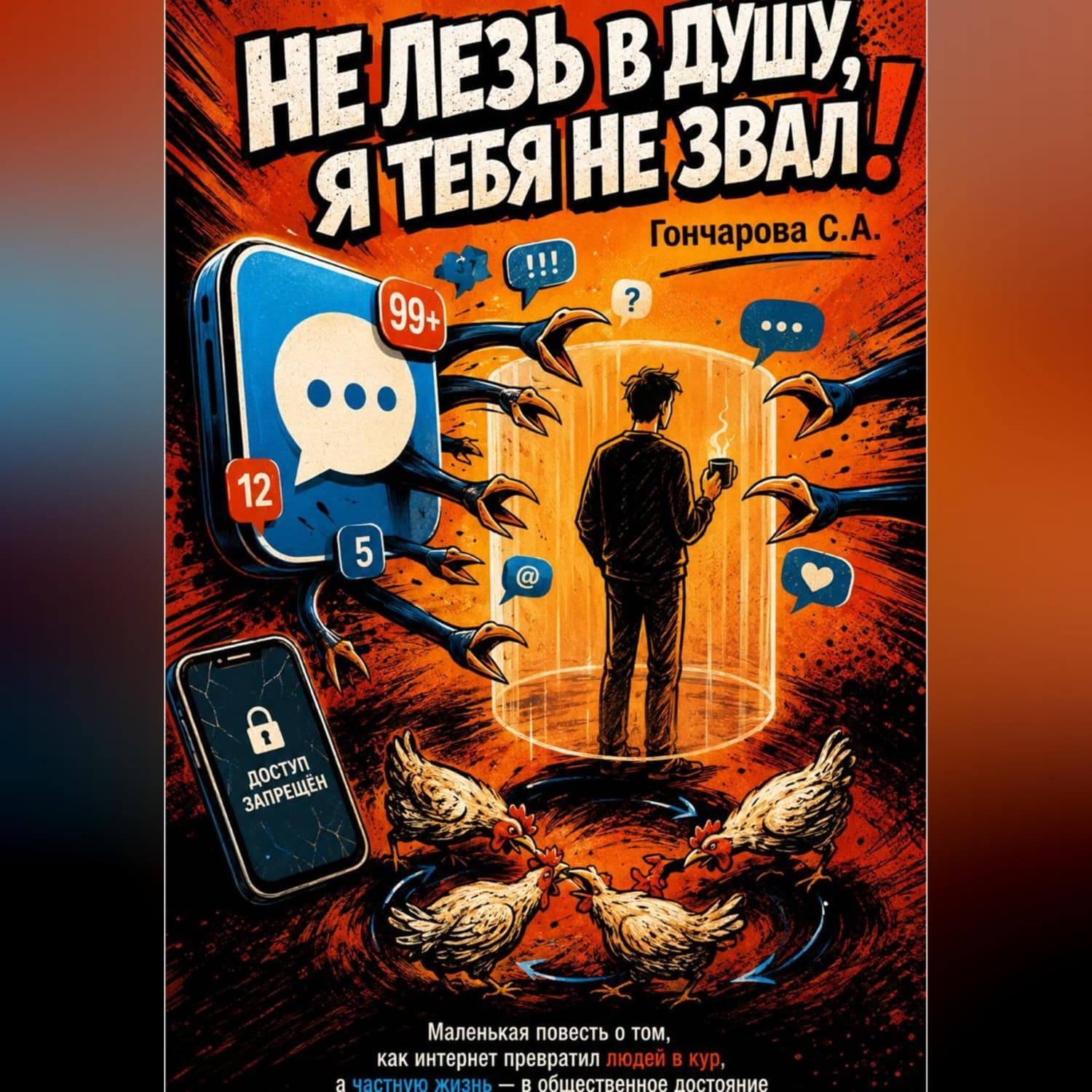 Обложка книги «Не лезь в душу, я тебя не звал» — Светлана Гончарова