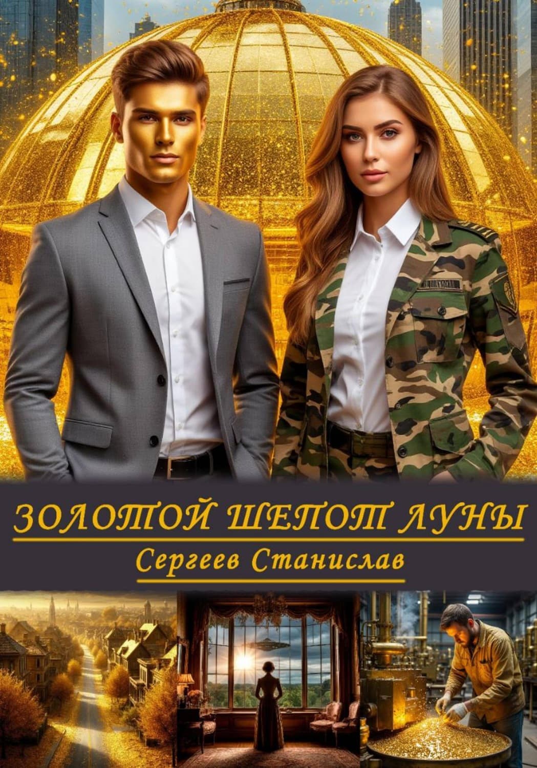 Обложка книги «Золотой шепот луны» — Сергей Сергеев