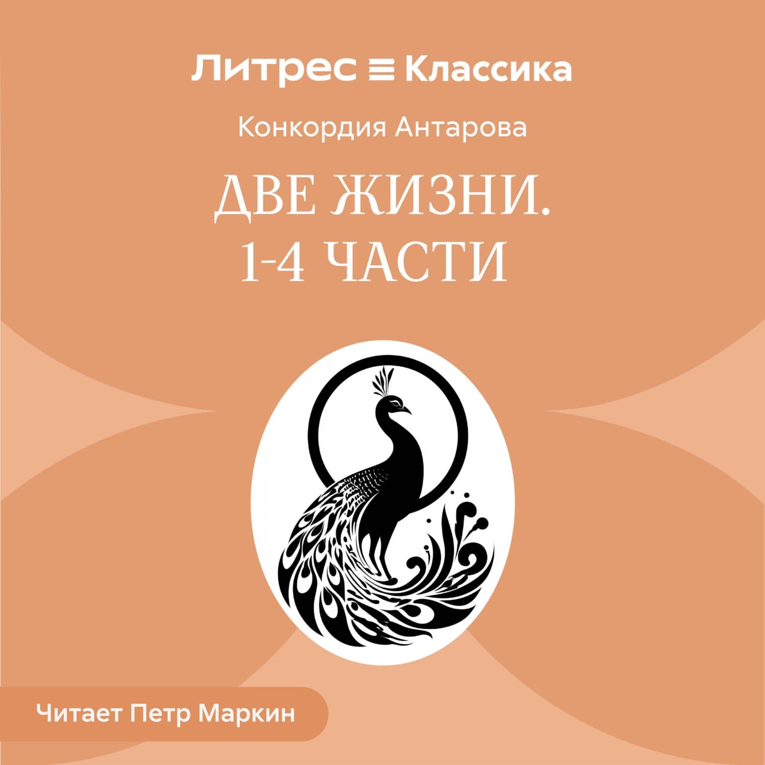 Обложка книги «Две жизни. Часть 1-4» — Конкордия Антарова