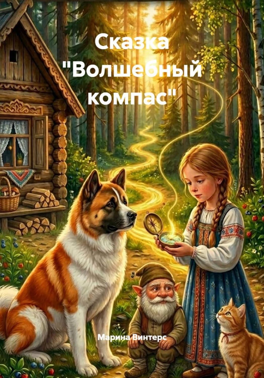 Обложка книги «Сказка "Волшебный компас"» — Виннер Марина
