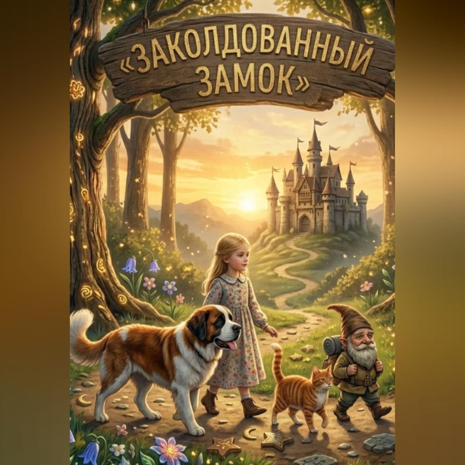 Обложка книги «Сказка "Заколдованный замок"» — Виннер Марина