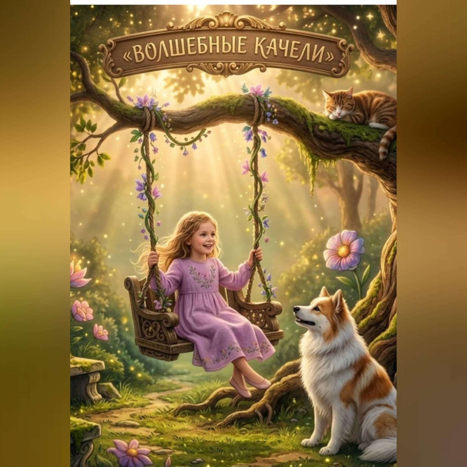 Обложка книги «Сказка "Волшебные качели"» — Виннер Марина
