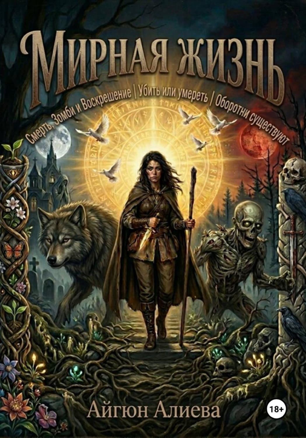 Обложка книги «Мирная жизнь» — Амина Алиева