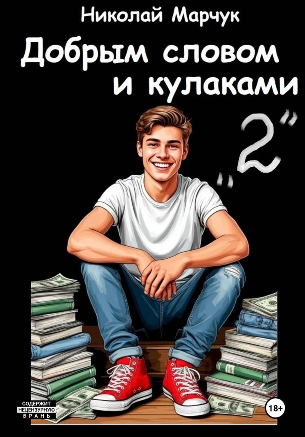Обложка книги «Добрым словом и кулаками. 2 четверть» — Николай Марчук