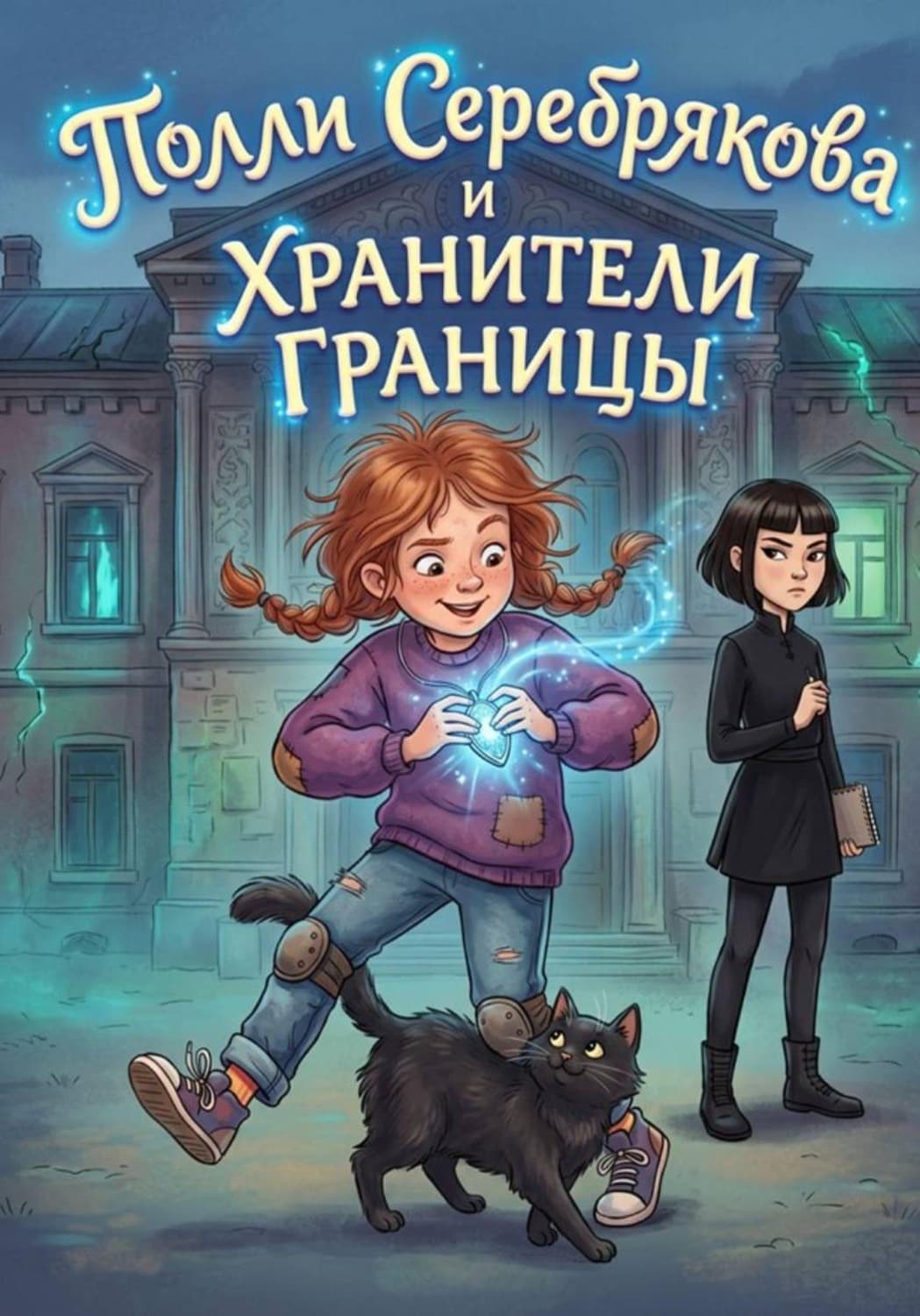 Обложка книги «Полли Серебрякова и хранители границы» — Елена Кузьмина