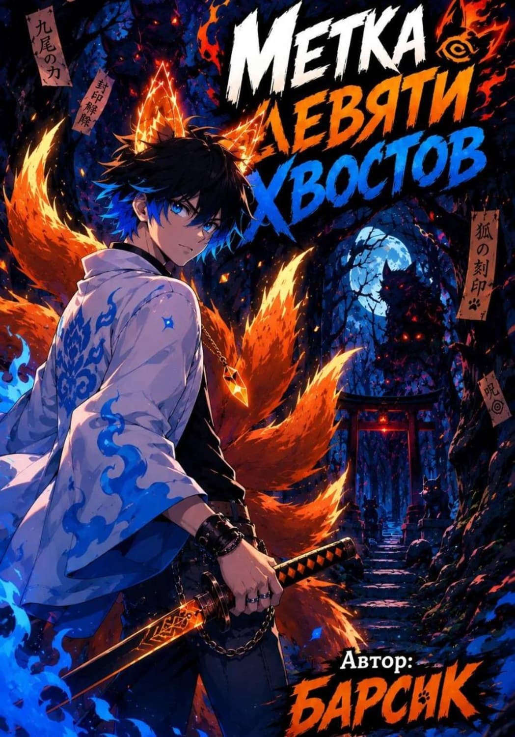 Обложка книги «Метка девяти хвостов» — Барсик