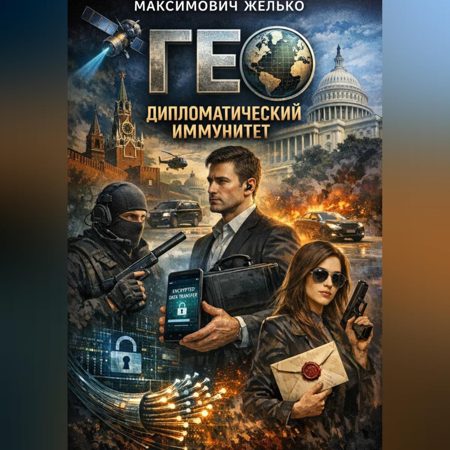 Обложка книги «Гео, дипломатический иммунитет» — Желько