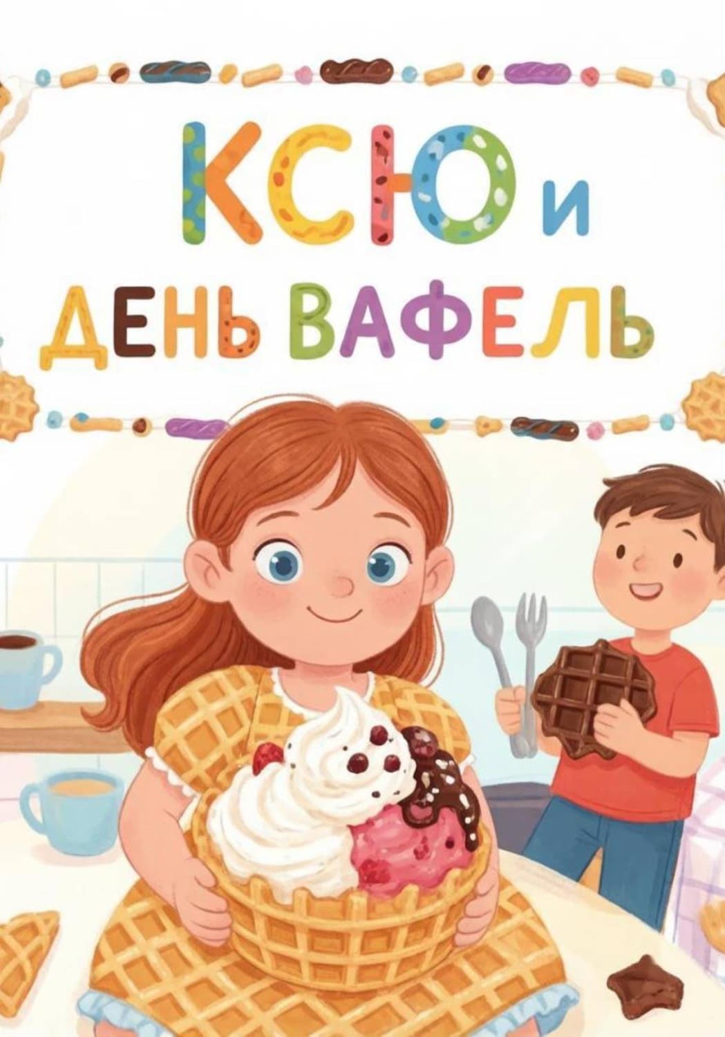 Обложка книги «Ксю и День Вафель» — Светлана Шестернёва