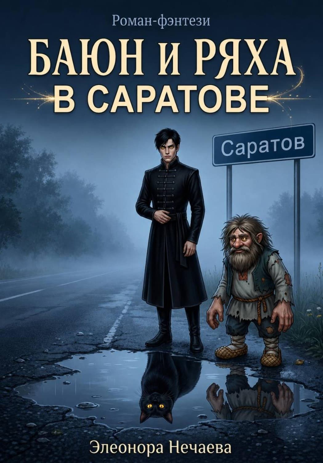 Обложка книги «Баюн и Ряха в Саратове» — Элеонора Нечаева