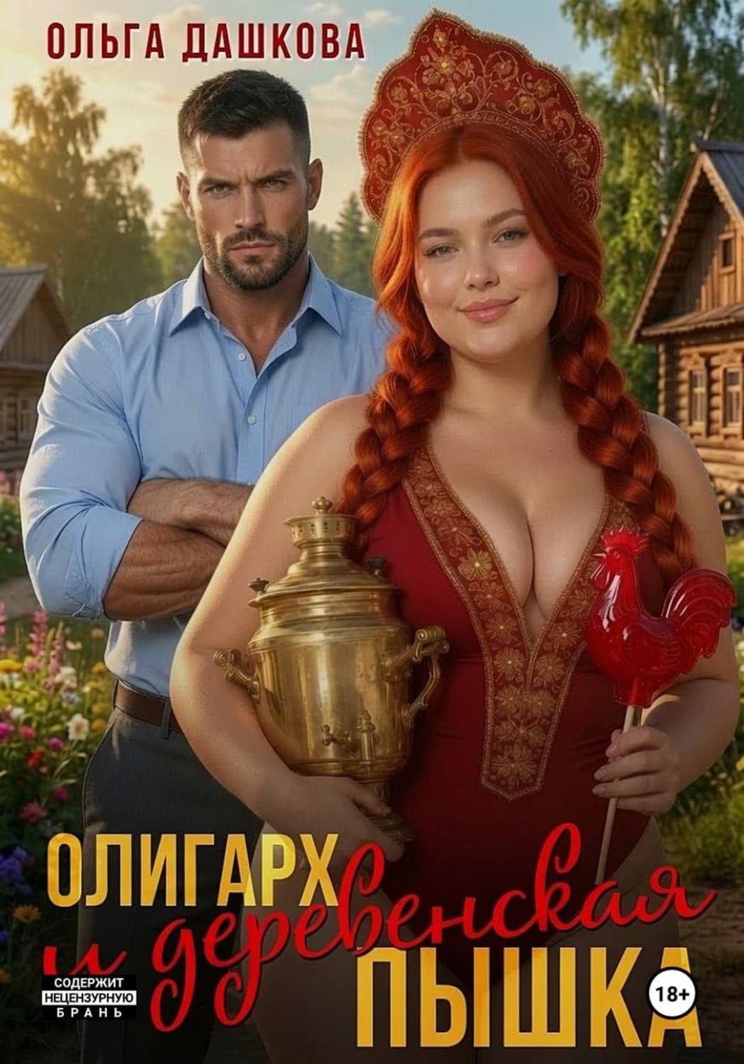 Обложка книги «Олигарх и деревенская Пышка» — Ольга Дашкова