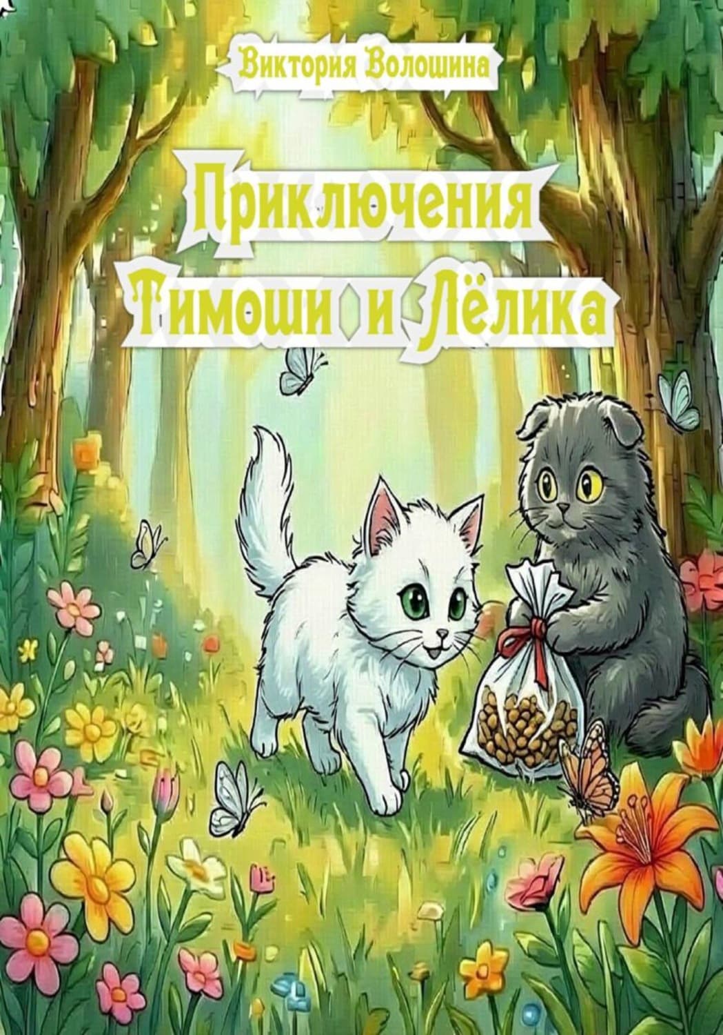 Обложка книги «Приключения Тимоши и Лёлика» — Виктория Волошина