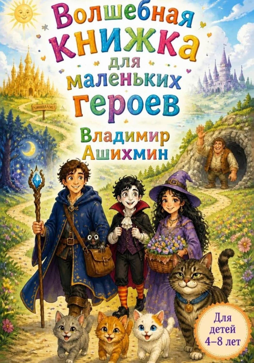 Обложка книги «Волшебная книжка для маленьких героев» — Владимир Ашихмин