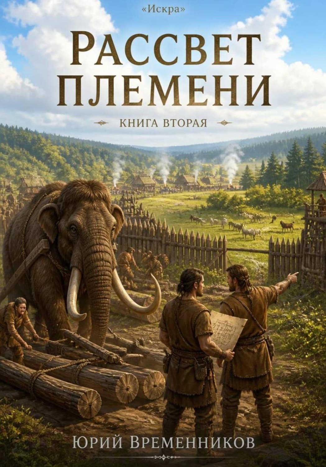 Обложка книги «Рассвет племени» — Юрий Временников