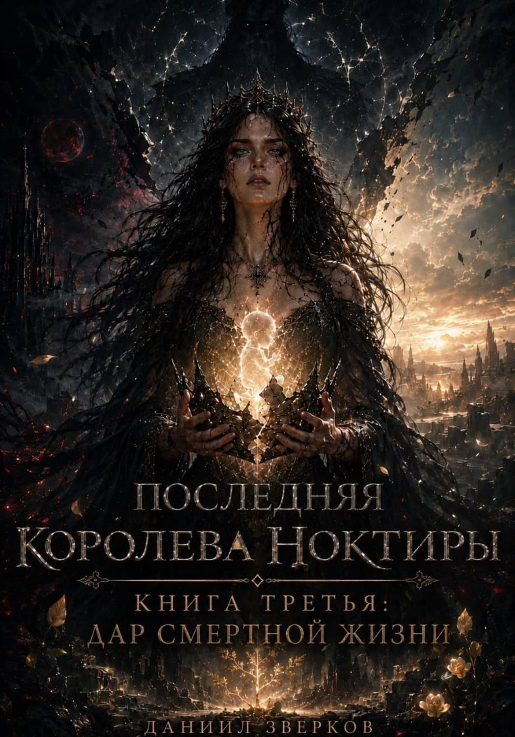 Обложка книги «Последняя Королева Ноктиры III: Дар Смертной Жизни» — Даниил Зверков