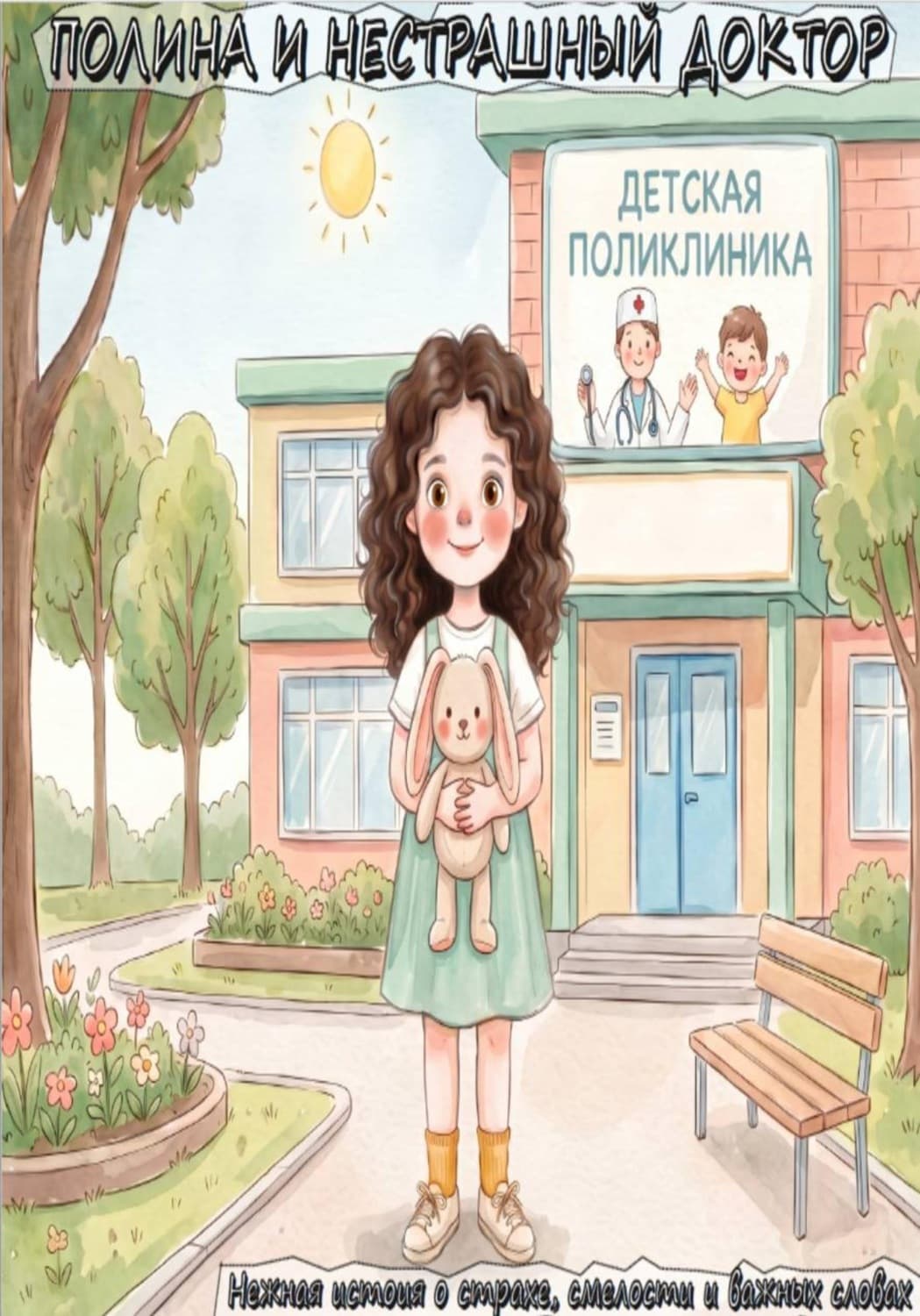 Обложка книги «Полина и нестрашный доктор» — Полина Соловьева