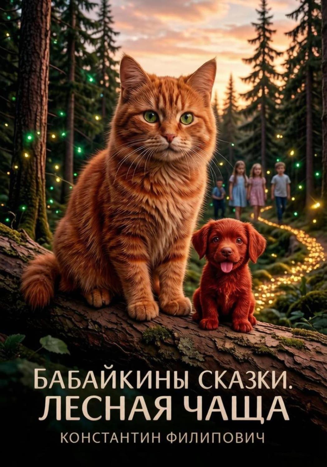 Обложка книги «Бабайкины сказки. Лесная чаща» — Константин