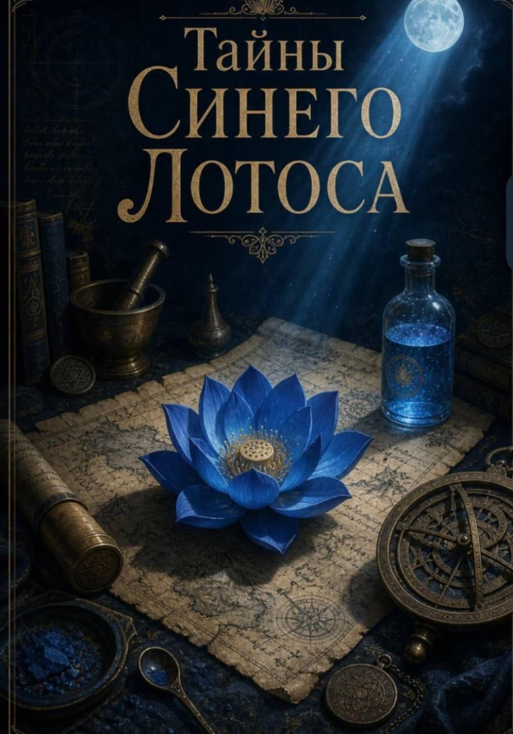 Обложка книги «Тайна синего лотоса» — Андрей Левин