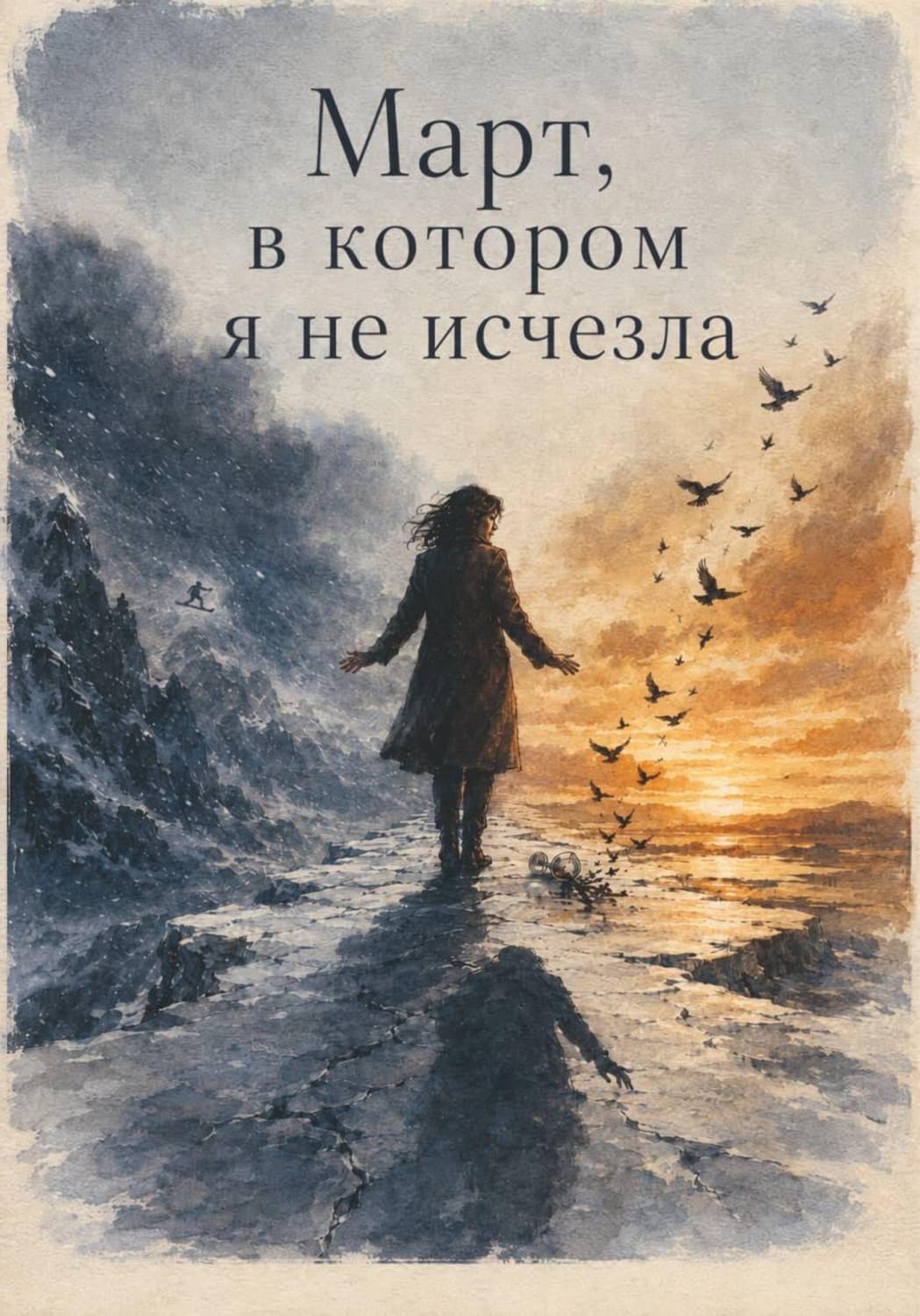 Обложка книги «Март в котором я не исчезла» — Ольга Дерябина