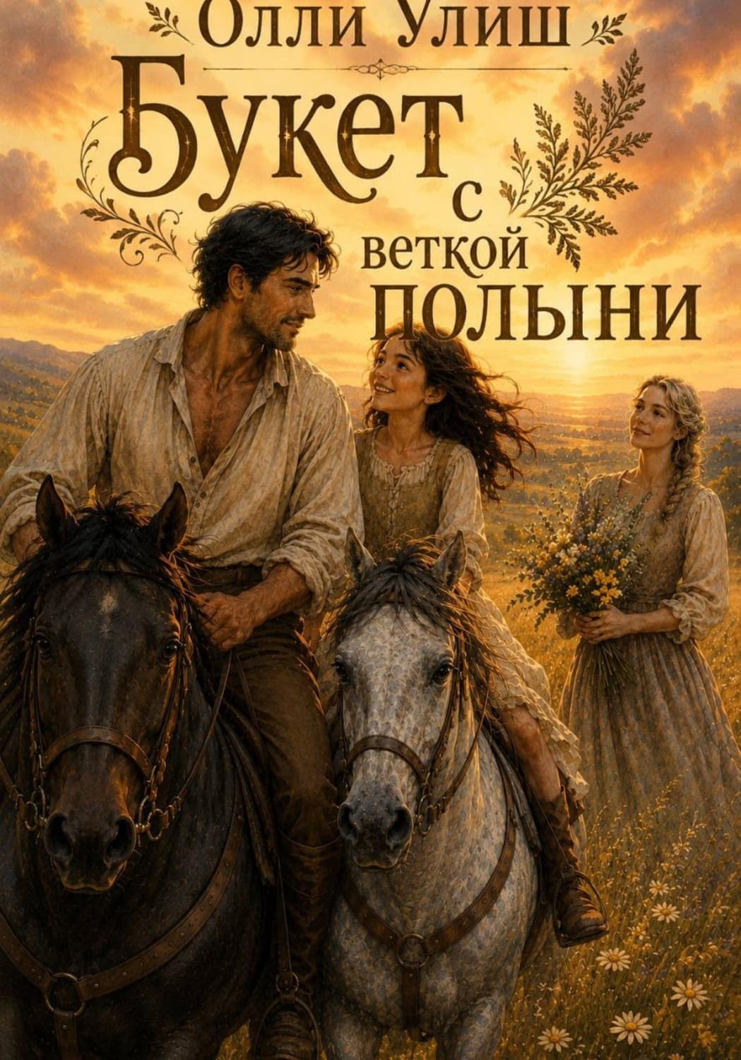 Обложка книги «Букет с веткой полыни» — Олли Улиш