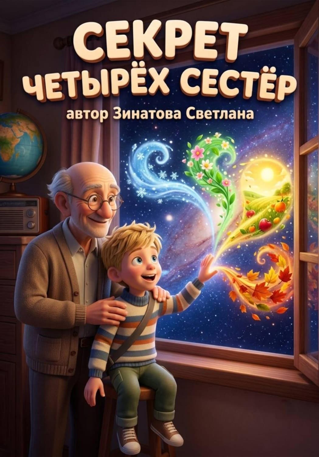 Обложка книги «Секрет четырёх сестер» — светлана зинатова